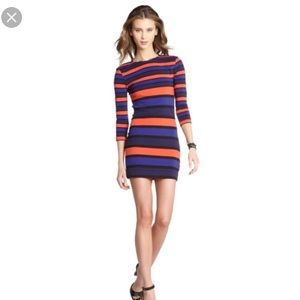 French Connection bodycon stripe dress